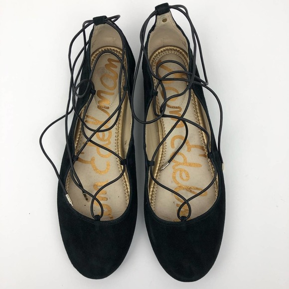 Sam Edelman Black Suede Flynt Ballet Flats | 9.5 - Picture 7 of 7